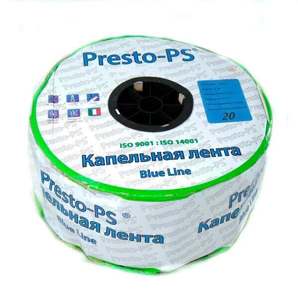 

Капельная лента щелевая каждые 20см. 2.4л/ч Presto-PS Blue Line 1000м. (BL-20-1000)