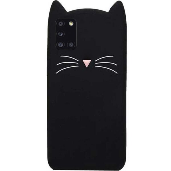 

Силиконовая накладка 3D Cat для Samsung Galaxy A31 Черный (4545281)