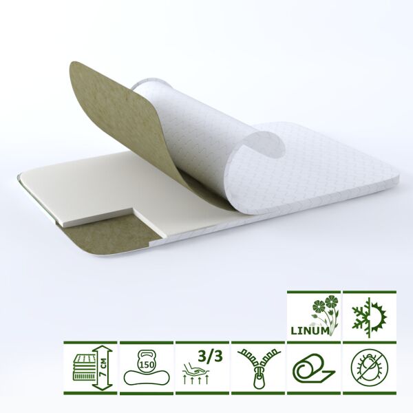 

Тонкий матрас-топпер GS OrthoLinum Mini 160х200 см