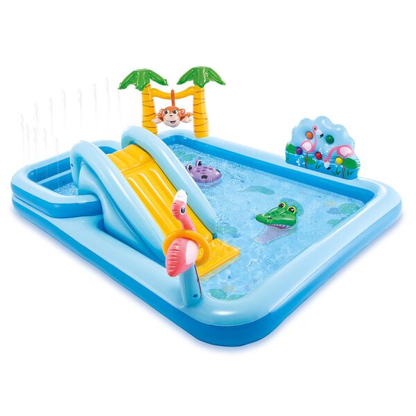 

Детский бассейн Игровой центр Джунгли Intex (57161) 257х216х84 см