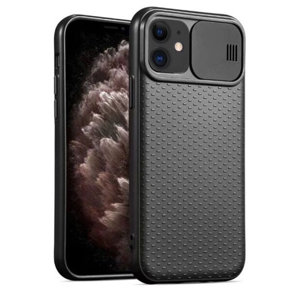 

Чехол Camshield Black TPU со шторкой защищающей камеру для Apple iPhone 11 (6.1") Черный / Черный (6686503)