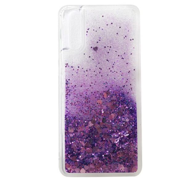 

TPU чехол Liquid hearts для Samsung A750 Galaxy A7 (2018) Фиолетовый