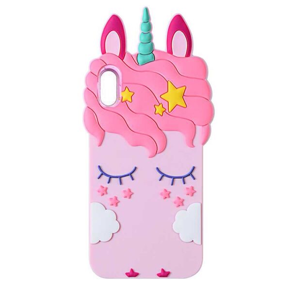 

Силиконовая накладка 3D Little Unicorn для Apple iPhone XR (6.1") Розовый, Единорог