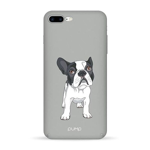 

Чехол Pump Tender Touch для Apple iPhone 7 plus / 8 plus (5.5") Mops on Gray