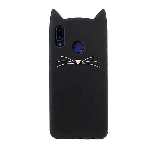 

Силиконовая накладка 3D Cat для Huawei P Smart+ (nova 3i) Черный