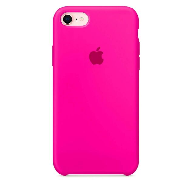

Чехол Silicone Case (AA) для Apple iPhone 7 / 8 (4.7") Розовый / Hot Pink