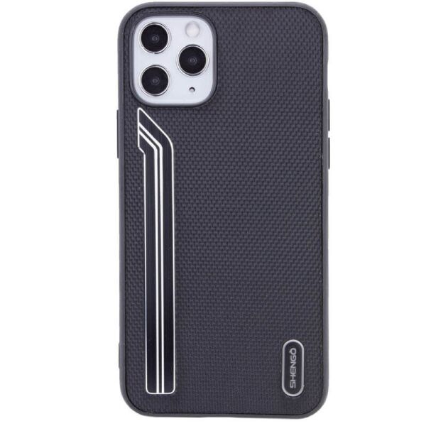 

TPU чехол SHENGO Textile series для Apple iPhone 11 Pro (5.8") Черный