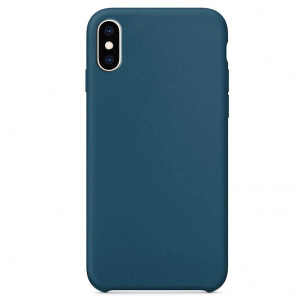 

Чехол Silicone Case without Logo (AA) для Apple iPhone XS Max (6.5") Синий / Blue Cobalt