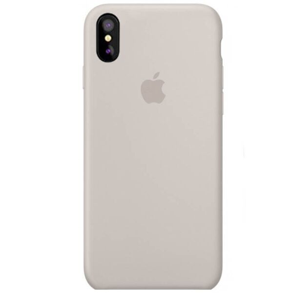 

Чехол Silicone Case Full Protective (AA) для Apple iPhone XS Max (6.5") Серый / Stone