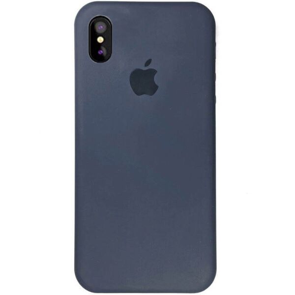 

Чехол Silicone Case Full Protective (AA) для Apple iPhone XS Max (6.5") Темный Синий / Midnight Blue
