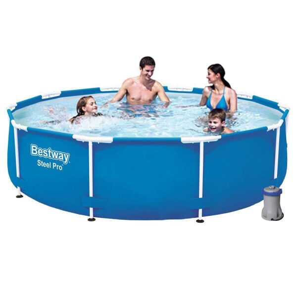 

Круглый каркасный бассейн Bestway 56681, 366 x 76 см Steel Pro Frame Pool