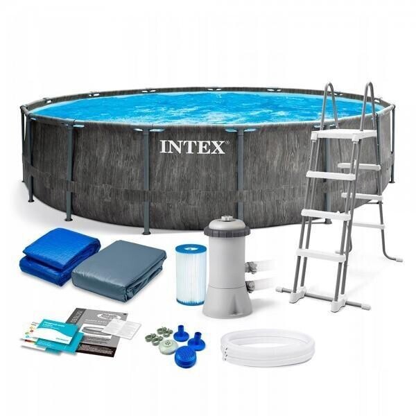 

Каркасный бассейн Intex 26742, 457х122см (фильтр-насос, лестница, подстилка, тент)