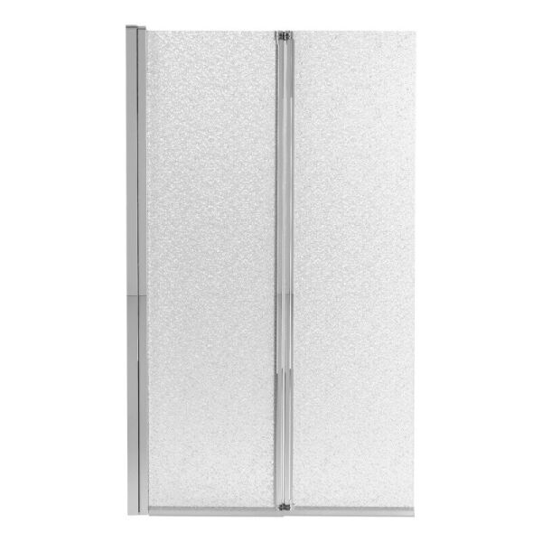 

Ширма стеклянная для ванной 130см x 75см Q-TAP Gemini GEMCRM407513RP 6мм профиль хром 74618
