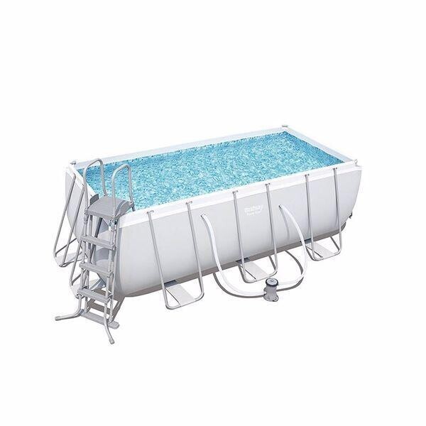 

Каркасный бассейн Bestway 56456, 412х201х122 см (фильтр-насос, дозатор, лестница)