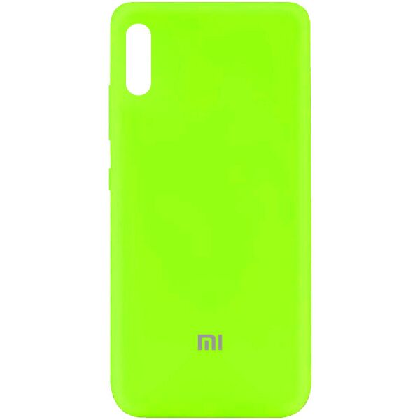 

Чехол Silicone Cover My Color Full Protective (A) для Xiaomi Redmi Note 9 5G / Note 9T Салатовый / Neon green (4798311)