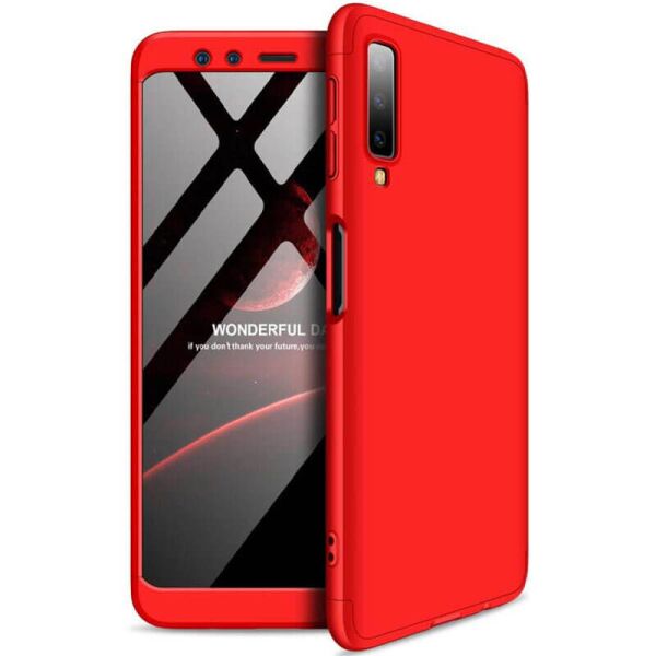 

Пластиковая накладка GKK LikGus 360 градусов (opp) для Samsung A750 Galaxy A7 (2018) Красный