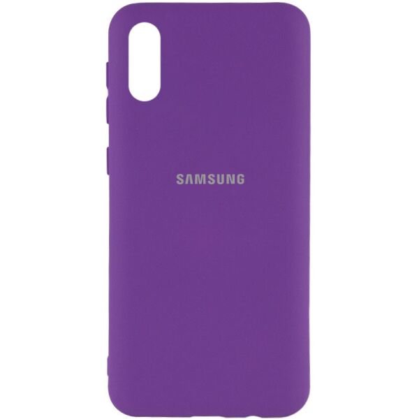 

Чехол Silicone Cover My Color Full Protective (A) для Samsung Galaxy A02 Фиолетовый / Purple (396505)