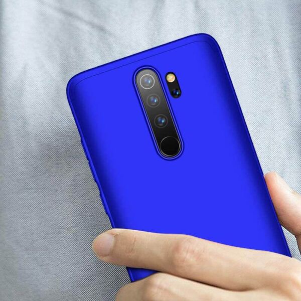 

Пластиковая накладка GKK LikGus 360 градусов (opp) для Xiaomi Redmi Note 8 Синий