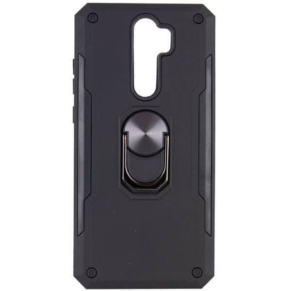

Ударопрочный чехол SG Ring Color магнитный держатель для Xiaomi Redmi Note 8 Pro Черный (2765379)