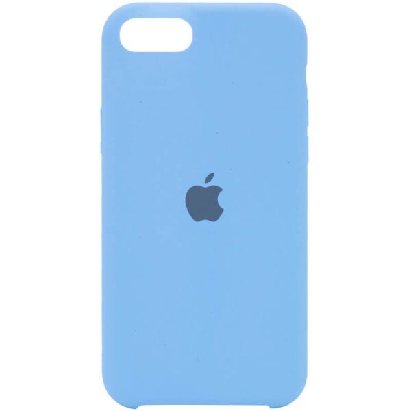 

Чехол Silicone Case (AA) для Apple iPhone SE (2020) Голубой / Cornflower