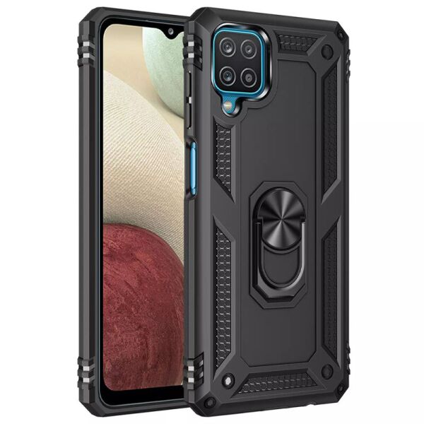 

Ударопрочный чехол Serge Ring for Magnet для Samsung Galaxy A12 Черный (2861962)