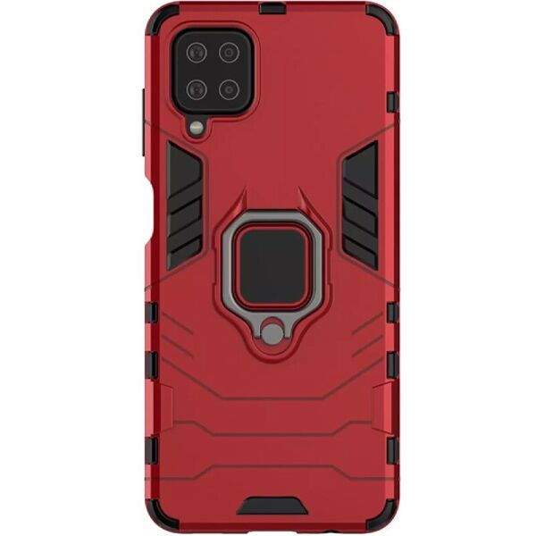 

Ударопрочный чехол Transformer Ring for Magnet для Samsung Galaxy A12 Красный / Dante Red (8366673)