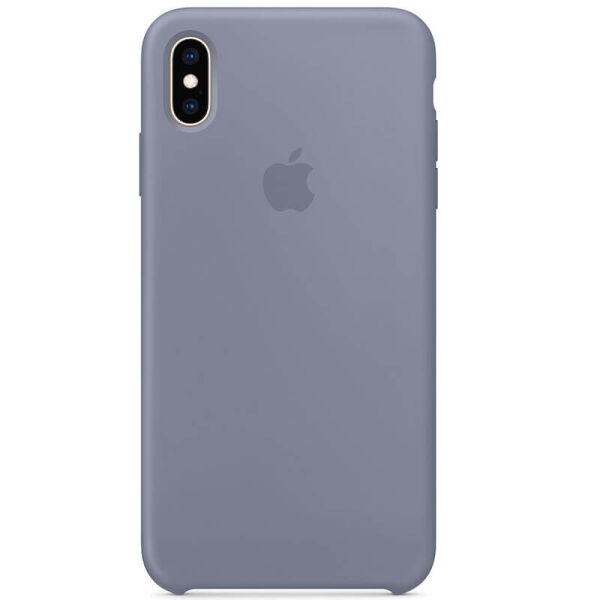 

Чехол Silicone case (AAA) для Apple iPhone X (5.8") / XS (5.8") Серый / Lavender Gray