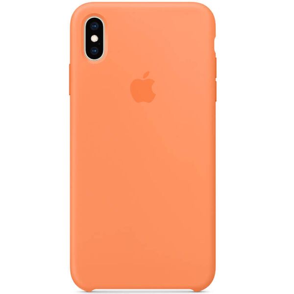 

Чехол Silicone case (AAA) для Apple iPhone XS Max (6.5") Оранжевый / Papaya
