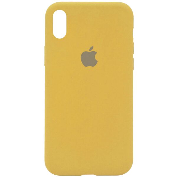 

Чехол Silicone Case Full Protective (AA) для Apple iPhone XR (6.1") Золотой / Gold