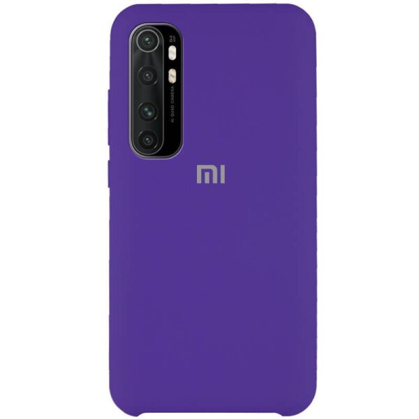 

Чехол Silicone Cover (AAA) для Xiaomi Mi Note 10 Lite Фиолетовый / Violet