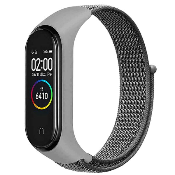 

Ремешок Nylon для Xiaomi Mi Band 3/4/5/6 Серый (2612874)