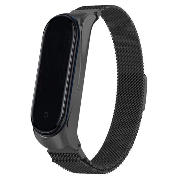

Ремешок Milanese Loop Design для Xiaomi Mi Band 3/4 Черный (7811469)