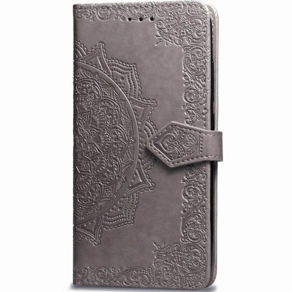 

Кожаный чехол (книжка) Art Case с визитницей для Huawei Honor 8X Серый (117804)