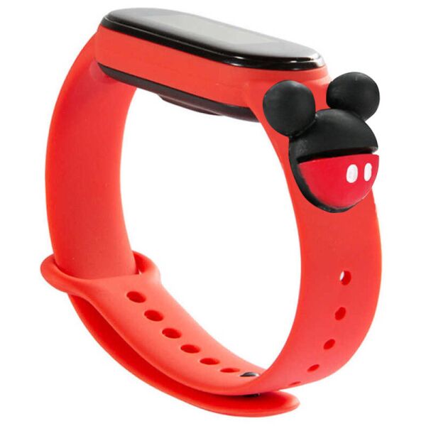 

Силиконовый ремешок Cartoon Face для Xiaomi Mi Band 3/4 Красный/Микки Маус (1062255)