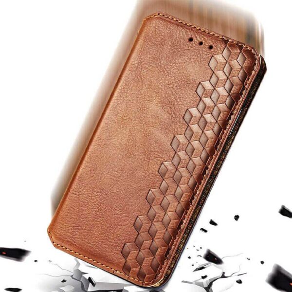 

Кожаный чехол книжка GETMAN Cubic (PU) для Oppo A52 / A72 / A92 Коричневый