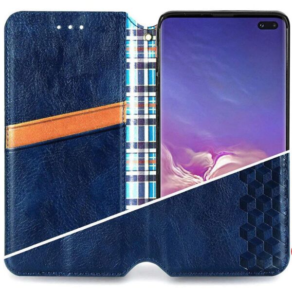 

Кожаный чехол книжка GETMAN Cubic (PU) для Oppo A52 / A72 / A92 Синий