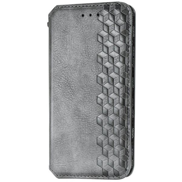 

Кожаный чехол книжка GETMAN Cubic (PU) для Xiaomi Redmi 9A Серый