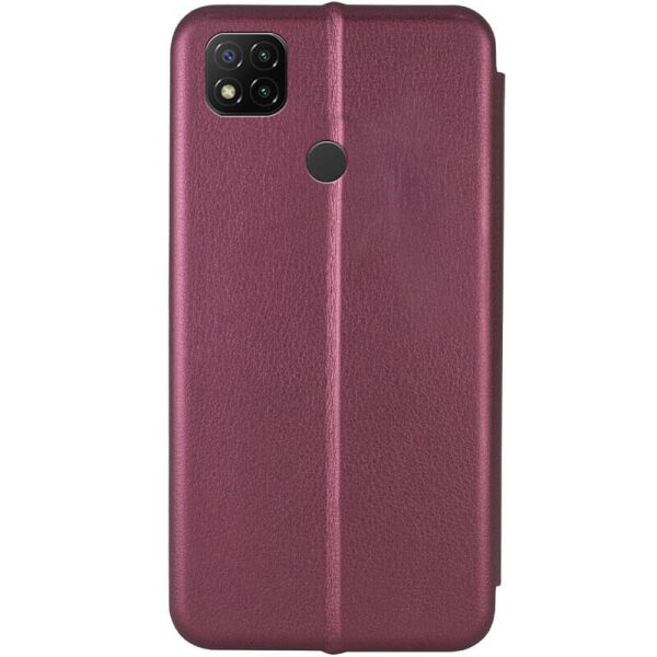 

Кожаный чехол (книжка) Classy для Xiaomi Redmi 9C Бордовый