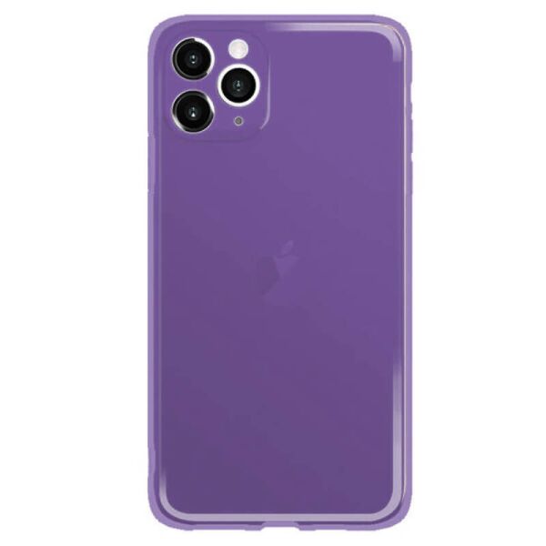 Акція на Матовый полупрозрачный TPU чехол с защитой камеры для Apple iPhone 11 Pro Max (6.5") Сиреневый / Lilac від Allo UA
