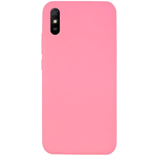 Акция на Чехол Silicone Cover Full without Logo (A) для Xiaomi Redmi 9A Розовый / Pink от Allo UA