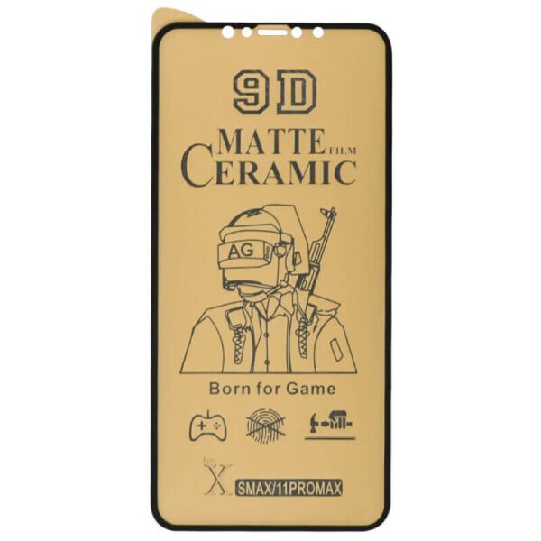 

Защитная пленка Ceramics Matte 9D для Apple iPhone 12 Pro / 12 (6.1") Черный