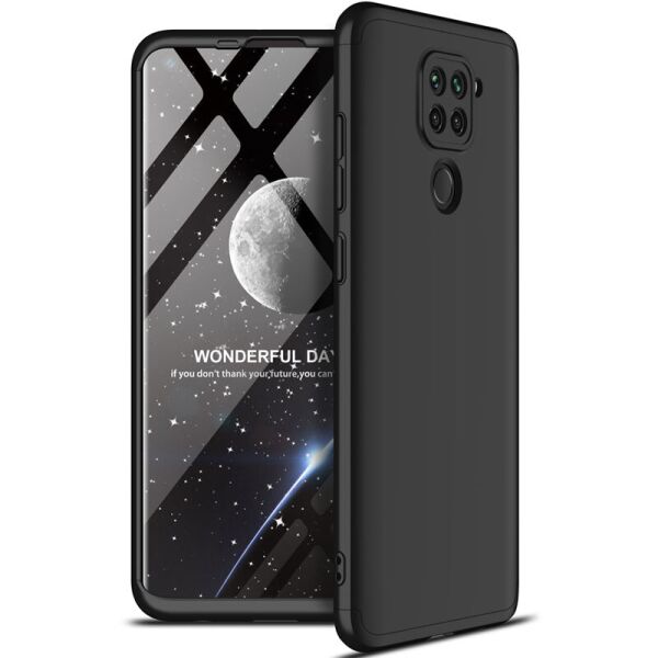 

Пластиковая накладка GKK LikGus 360 градусов (opp) для Xiaomi Redmi Note 9 / Redmi 10X Черный