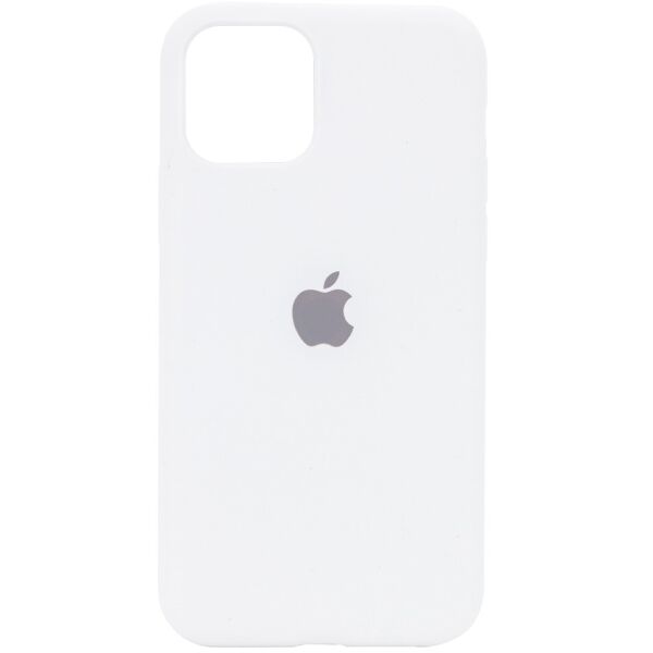 

Чехол Silicone Case Full Protective (AA) для Apple iPhone 12 Pro / 12 (6.1") Белый / White
