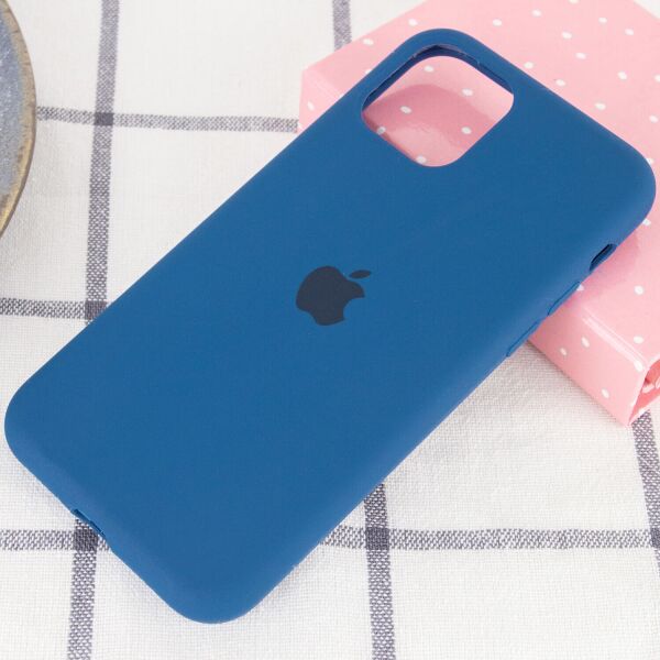 

Чехол Silicone Case Full Protective (AA) для Apple iPhone 12 mini (5.4") Синий / Navy Blue