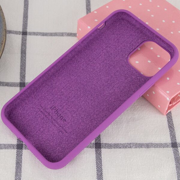 

Чехол Silicone Case Full Protective (AA) для Apple iPhone 12 mini (5.4") Фиолетовый / Grape