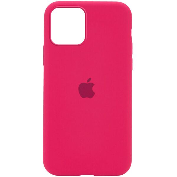 Акція на Чехол Silicone Case Full Protective (AA) для Apple iPhone 12 Pro Max (6.7") Красный / Rose Red від Allo UA