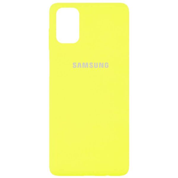 

Чехол Silicone Cover Full Protective (AA) для Samsung Galaxy M51 Желтый / Lemon
