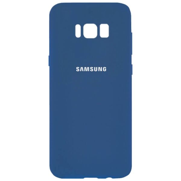 

Чехол Silicone Cover Full Protective (AA) для Samsung G955 Galaxy S8 Plus Синий / Navy blue