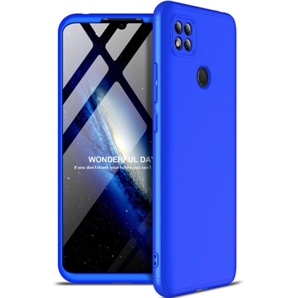 

Пластиковая накладка GKK LikGus 360 градусов (opp) для Xiaomi Redmi 9C Синий (3322907)