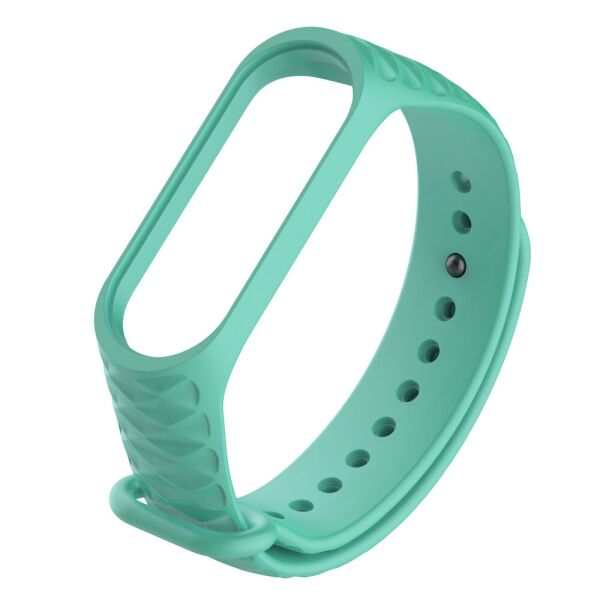 

Ремешок Rhomb для Xiaomi Mi Band 5/6 Мятный (6528753)